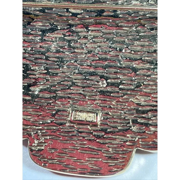 Landau Gold Tone‎ Faux Pearl Large Pin Brooch Vintage - Picture 4 of 4